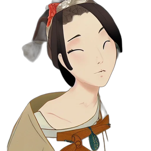 staff, face, jewelry, anime transparent PNG cut-out