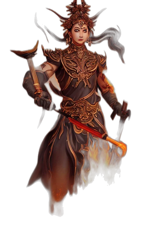 staff, sword, weapon, fantasy art transparent PNG cut-out