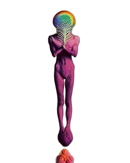 creature, flower, robot, staff transparent PNG cut-out