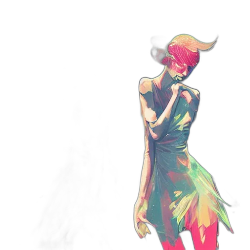 dress, hat, mask, weapon transparent PNG cut-out