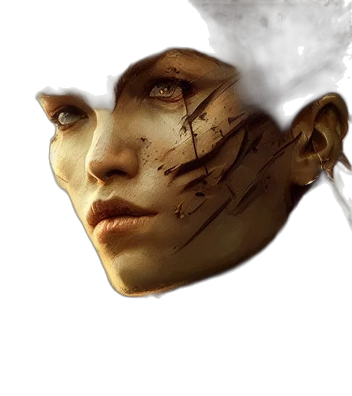 face, mask, dragon, concept art transparent PNG cut-out