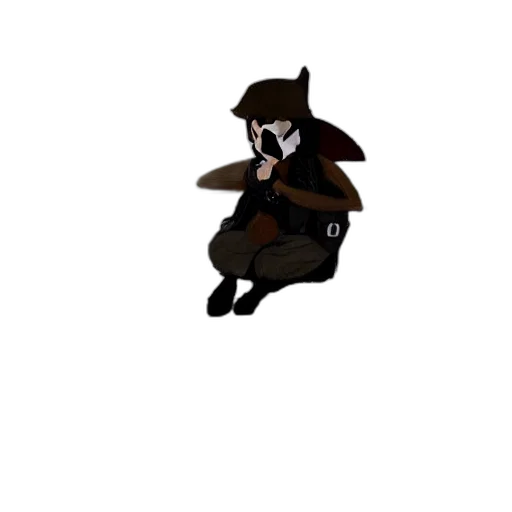 creature, animal, staff, jacket transparent PNG cut-out
