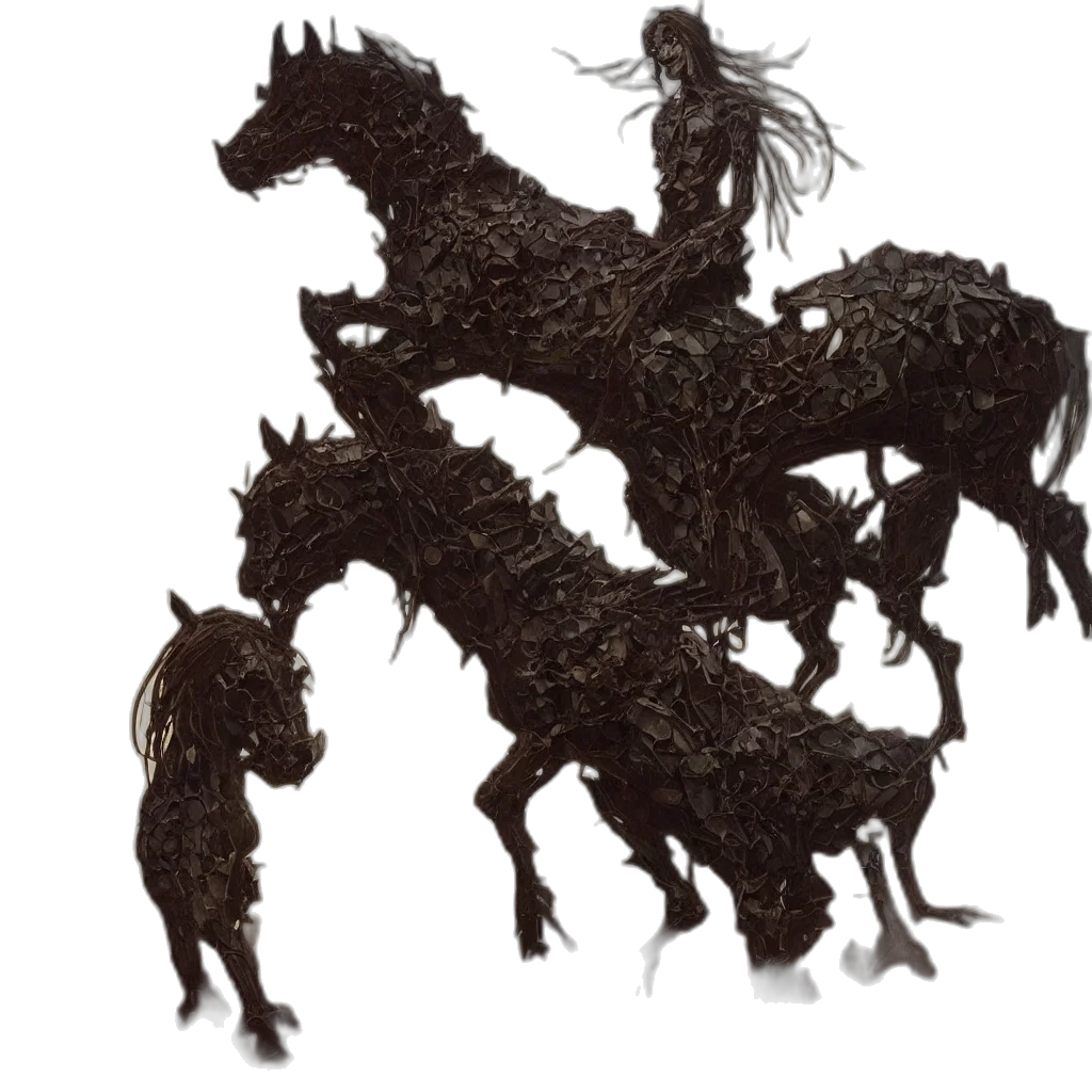 dragon, animal, creature, hair transparent PNG cut-out
