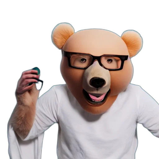 animal, staff, mask, face transparent PNG cut-out