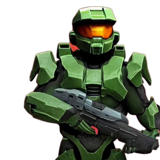 robot, weapon, concept art, 3d render transparent PNG cut-out