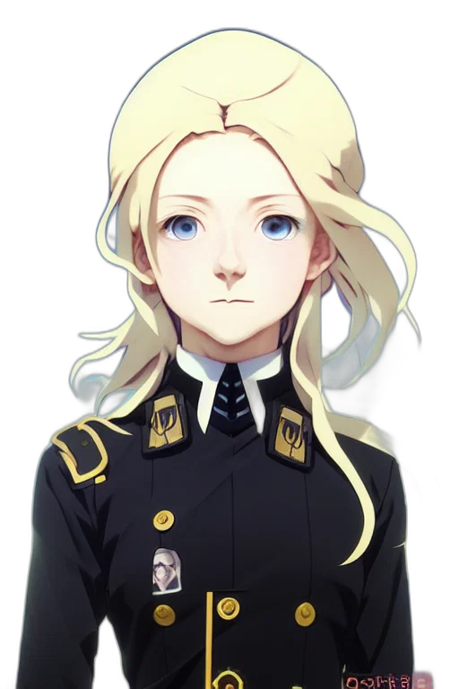 staff, face, crown, jacket transparent PNG cut-out
