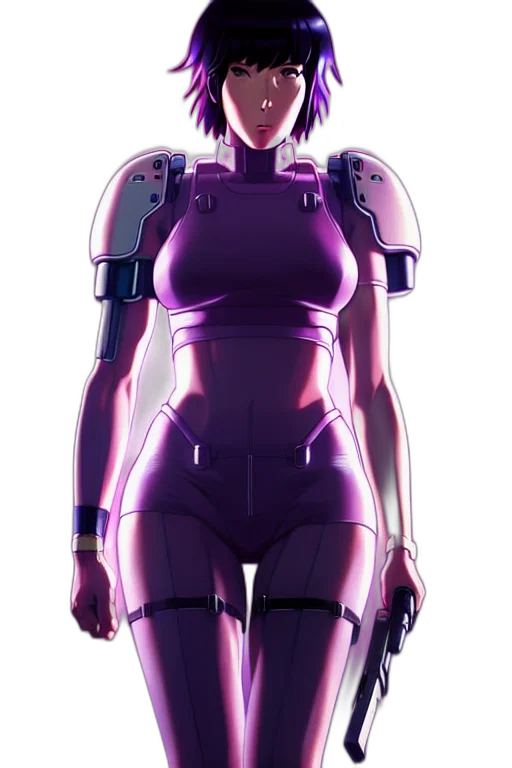 robot, dress, weapon, cyberpunk transparent PNG cut-out