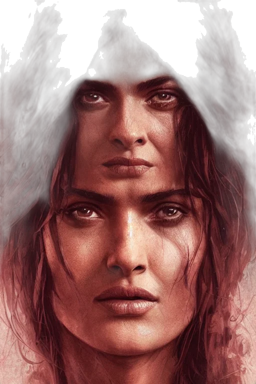 face, comic book art, photorealistic, concept art transparent PNG cut-out