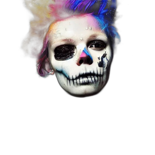 mask, face, hair, creature transparent PNG cut-out