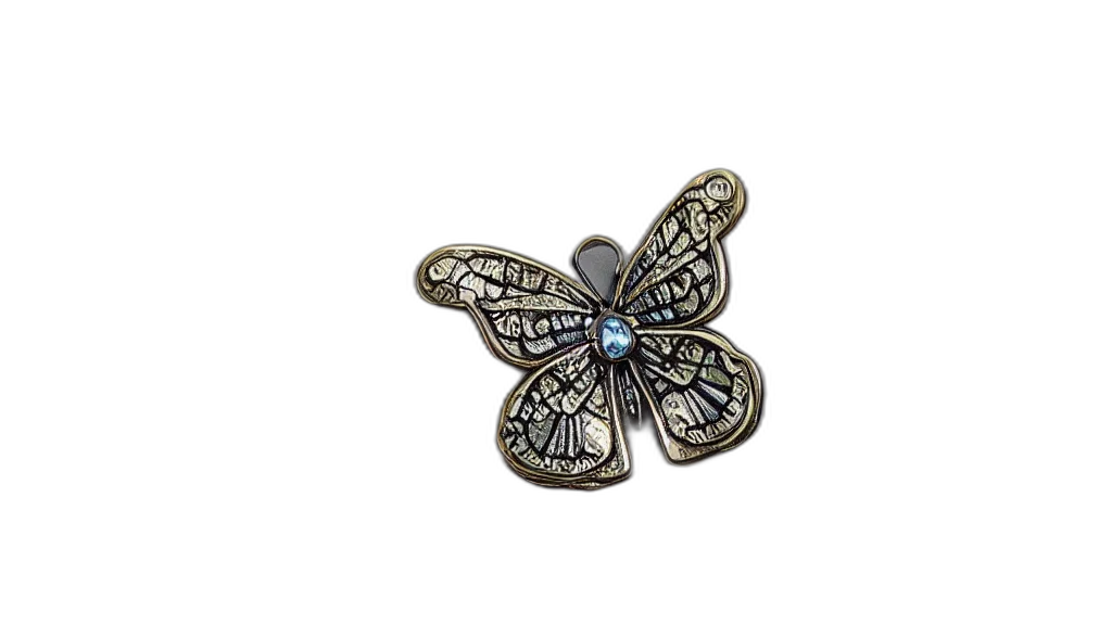 jewelry, crown, butterfly, pin transparent PNG cut-out
