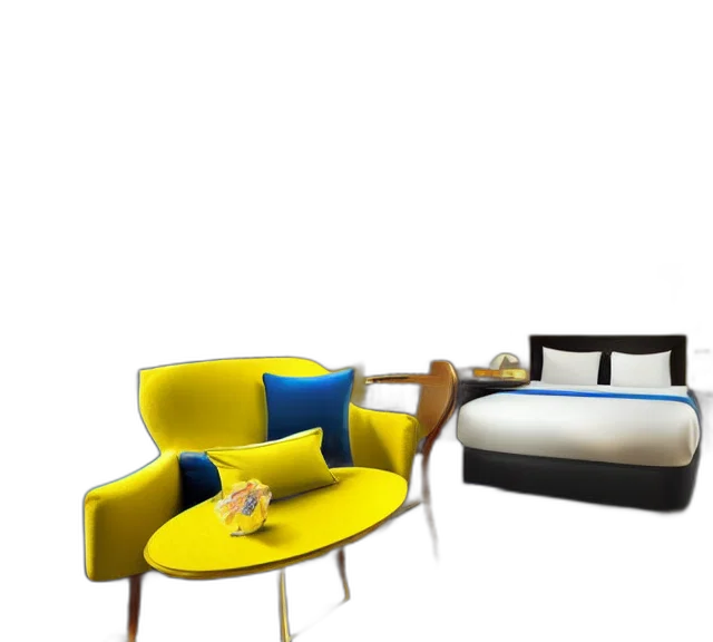 furniture, 3d render, concept art, photorealistic transparent PNG cut-out