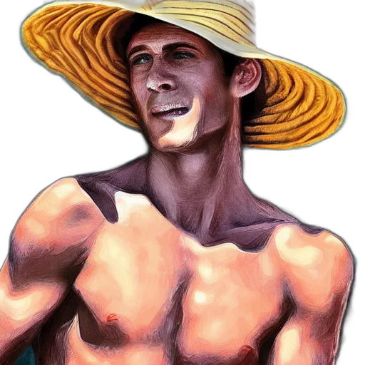 hat, face, mask, staff transparent PNG cut-out