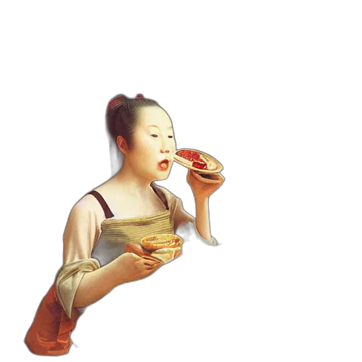 food, face, bottle, dress transparent PNG cut-out
