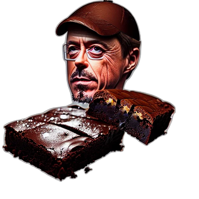 food, face, photorealistic, pixel art transparent PNG cut-out