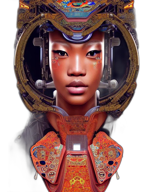 robot, face, mask, jewelry transparent PNG cut-out