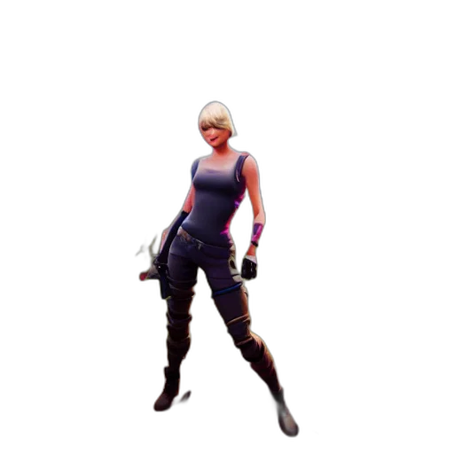 weapon, staff, jacket, face transparent PNG cut-out