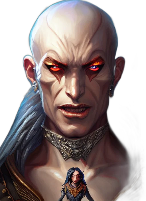 face, mask, fantasy art, concept art transparent PNG cut-out