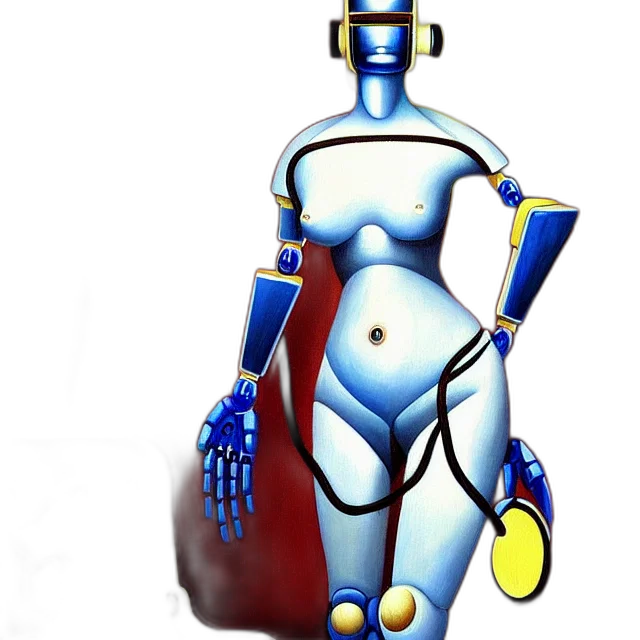 robot, jewelry, concept art, 3d render transparent PNG cut-out