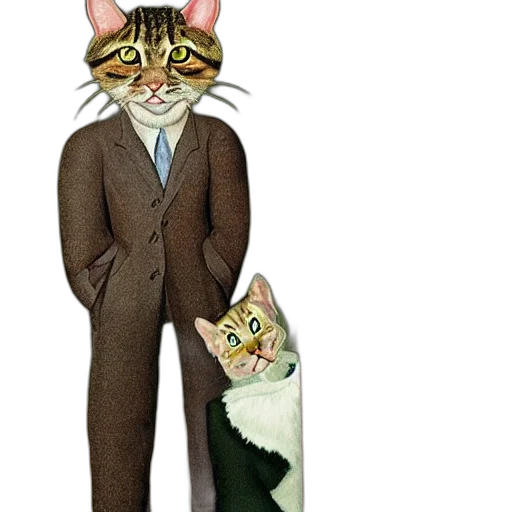 animal, concept art, photorealistic, cartoon transparent PNG cut-out