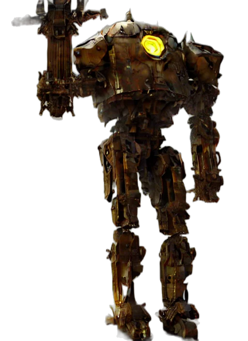robot, staff, weapon, animal transparent PNG cut-out