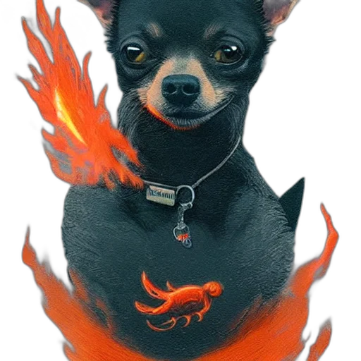 dragon, animal, creature, staff transparent PNG cut-out
