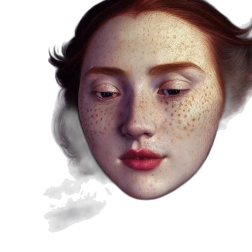 face, mask, crown, creature transparent PNG cut-out