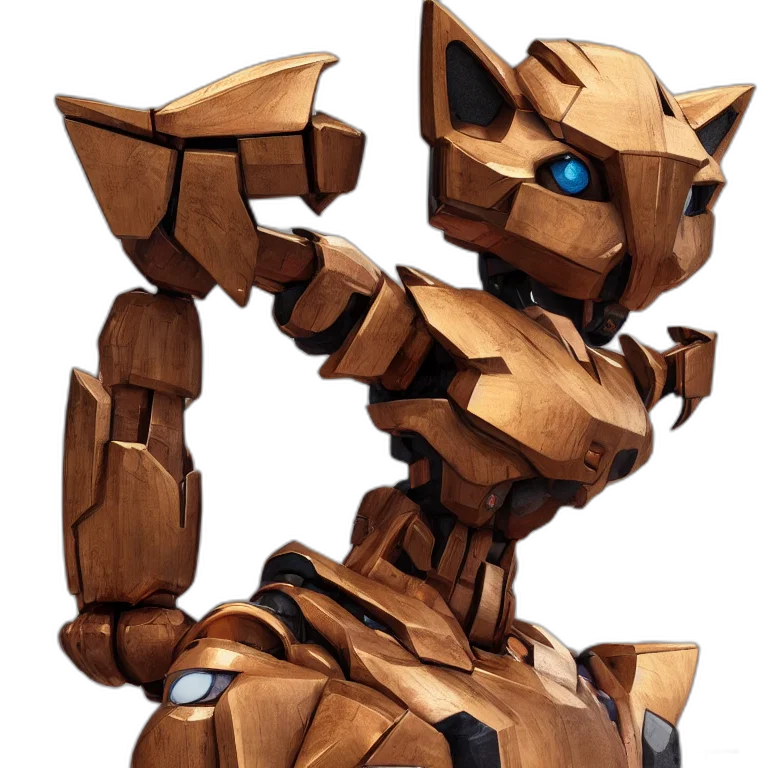 robot, weapon, concept art, 3d render transparent PNG cut-out