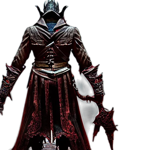 concept art, fantasy art, dark, red transparent PNG cut-out