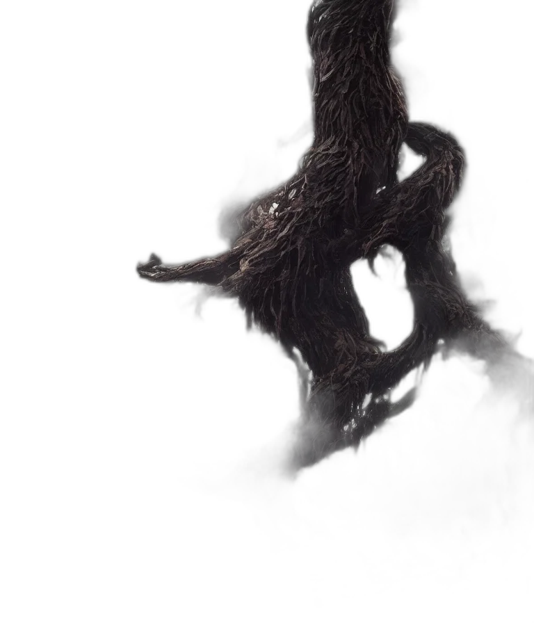 hair, animal, creature, dragon transparent PNG cut-out