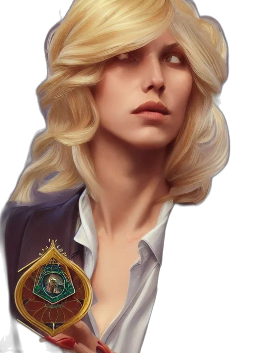 face, jacket, crown, staff transparent PNG cut-out
