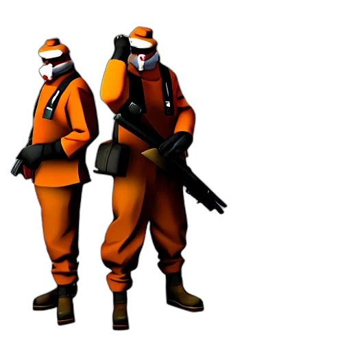 weapon, staff, jacket, concept art transparent PNG cut-out