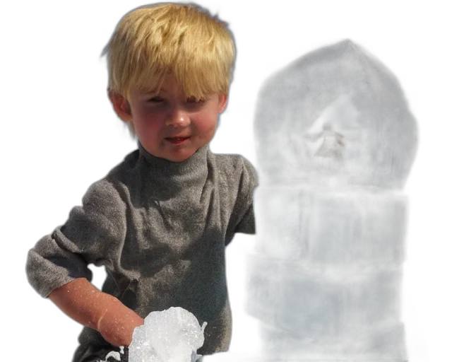 bottle, face, weapon, creature transparent PNG cut-out
