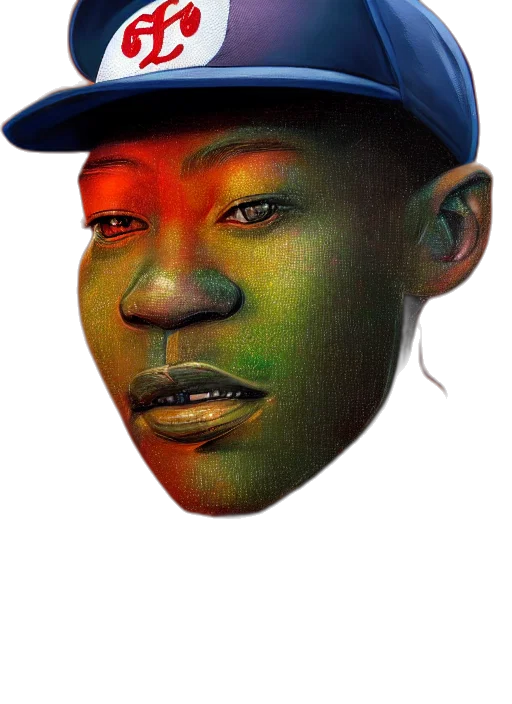 face, mask, hat, creature transparent PNG cut-out