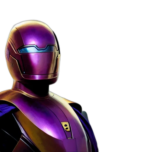 robot, 3d render, concept art, comic book art transparent PNG cut-out