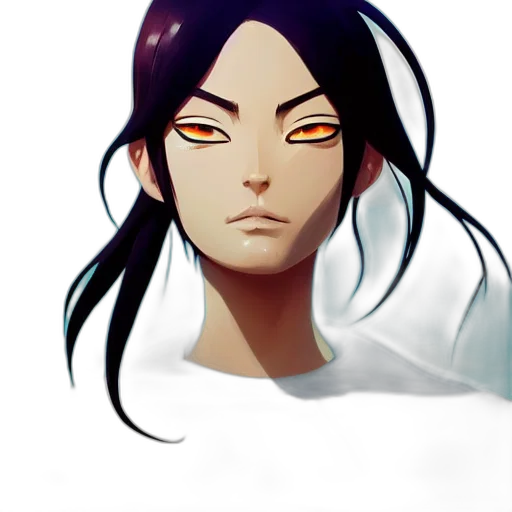 face, mask, staff, creature transparent PNG cut-out
