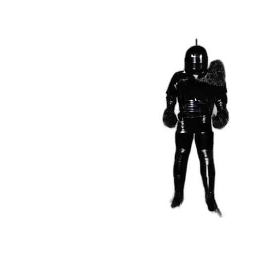 robot, jacket, mask, creature transparent PNG cut-out