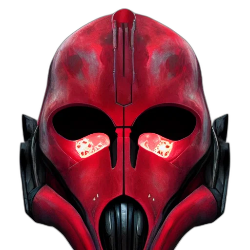 mask, face, concept art, comic book art transparent PNG cut-out