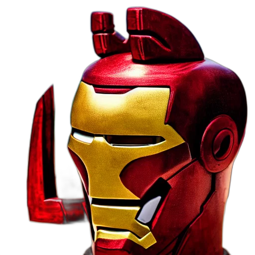 robot, mask, face, 3d render transparent PNG cut-out