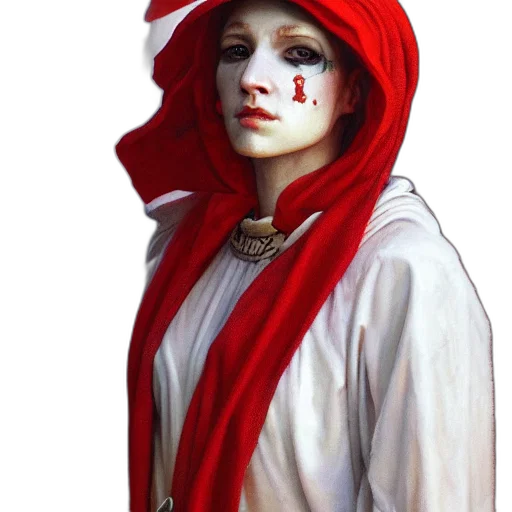 face, mask, staff, fantasy art transparent PNG cut-out