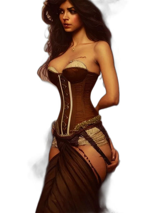 dress, fantasy art, photorealistic, concept art transparent PNG cut-out