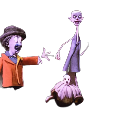 creature, staff, hat, robot transparent PNG cut-out