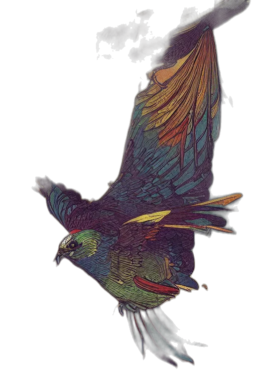 animal, crown, dragon, staff transparent PNG cut-out