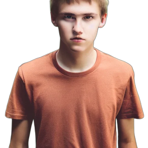 face, jacket, hair, creature transparent PNG cut-out