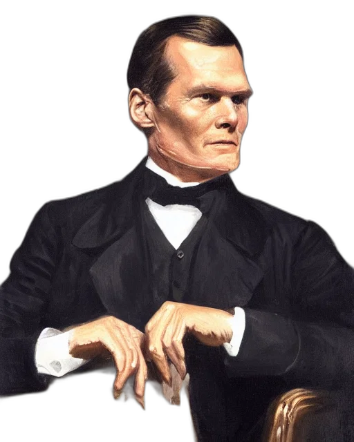 face, photorealistic, concept art, oil painting transparent PNG cut-out