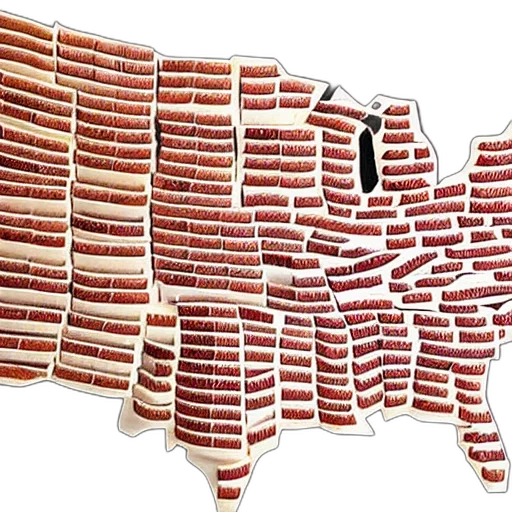 food, map, united, states transparent PNG cut-out