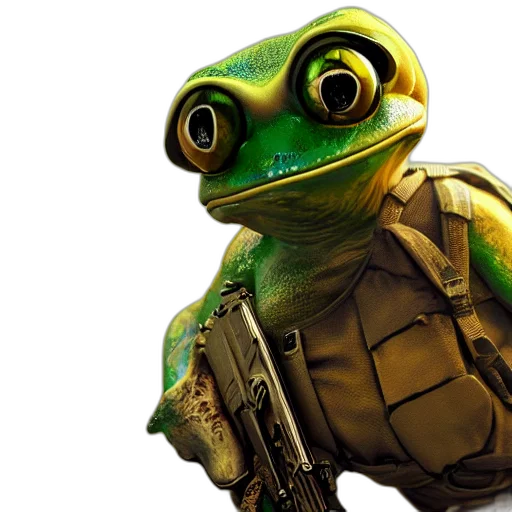 animal, weapon, concept art, photorealistic transparent PNG cut-out