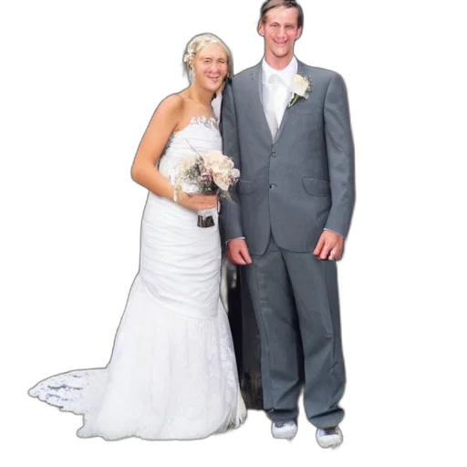dress, jacket, umbrella, staff transparent PNG cut-out