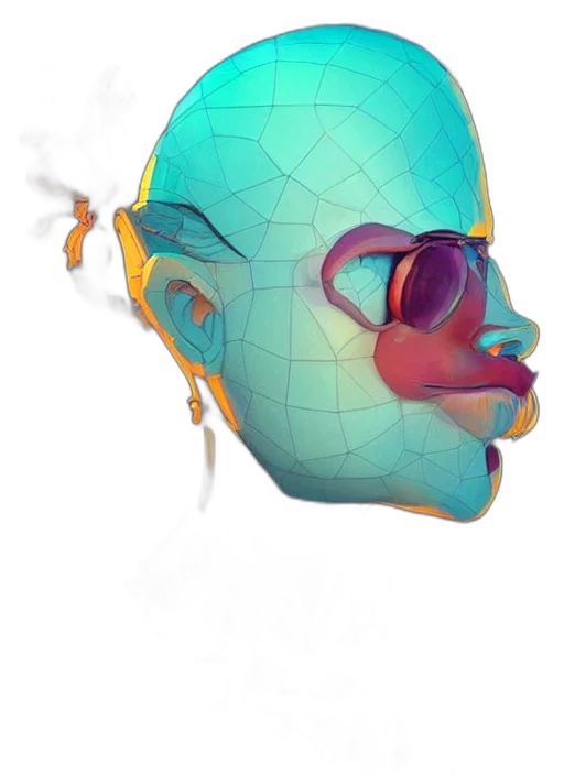 mask, face, crown, robot transparent PNG cut-out