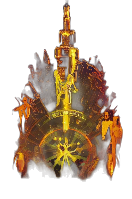 crown, staff, sword, concept art transparent PNG cut-out