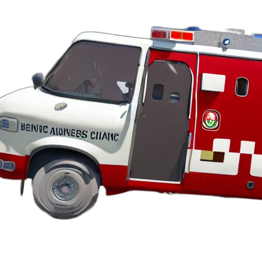car, concept art, 3d render, big transparent PNG cut-out